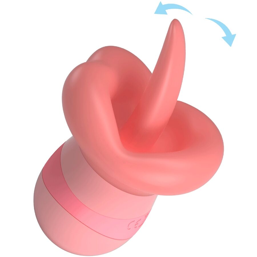 PRETTY LOVE - STIMULATEUR DE CLITORIS KYLEE TONGUE 10 VIBRATIONS ROSE NUDE PRETTY LOVE