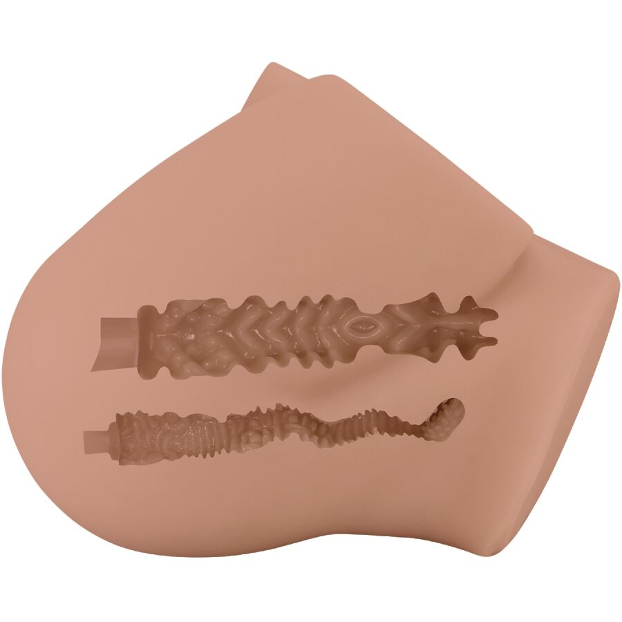 CRAZY BULL - VIBRATEUR BERNACE ASS AVEC VAGIN ET ANUS RÉALISTES TÉLÉCOMMANDE CRAZY BULL