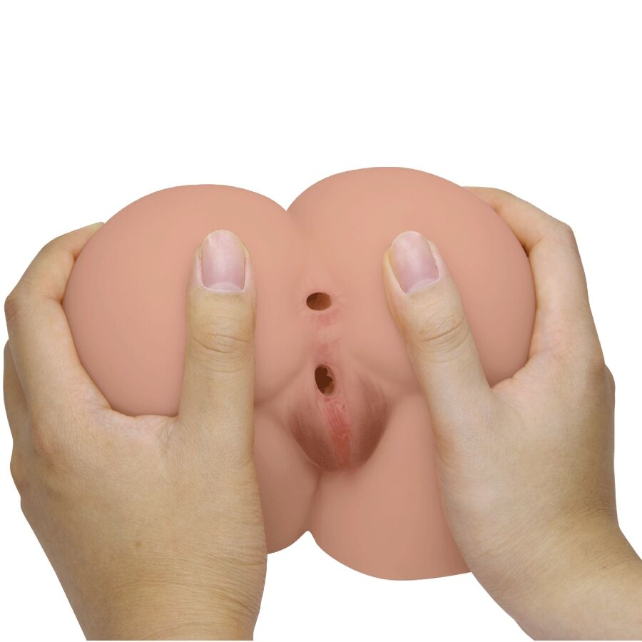 CRAZY BULL - VIBRATEUR BERNACE ASS AVEC VAGIN ET ANUS RÉALISTES TÉLÉCOMMANDE CRAZY BULL