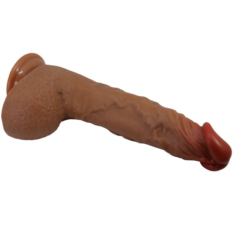 BAILE - MAGNIFIQUE VIBRATEUR RÉALISTE WILKS 5 RÉGLAGES 25 CM MULATO BAILE