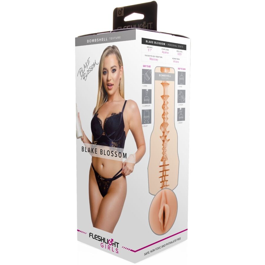 FLESHLIGHT - BLAKE BLOSSOM BOMBSHELL VAGIN FLESHLIGHT GIRLS