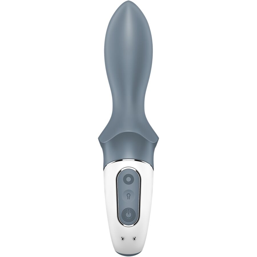 SATISFYER - AIR PUMP BOOTY 1 VIBRATEUR GONFLABLE ANAL GRIS SATISFYER VIBRATOR