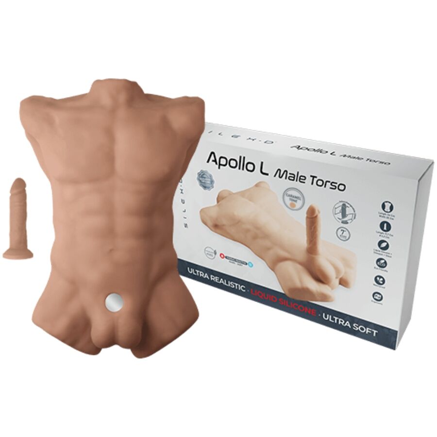SILEXD - APOLLO L TORSE HOMME RÉALISTE CARAMEL SILEXD