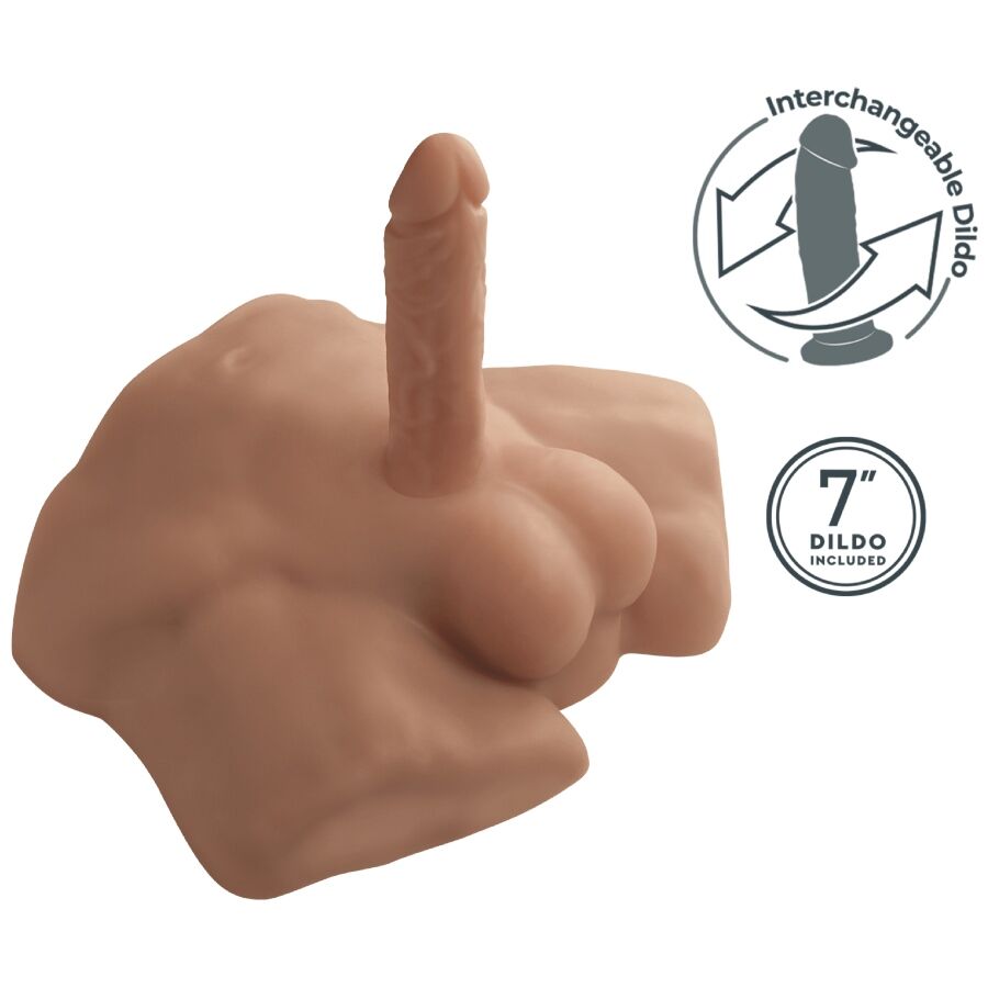 SILEXD - TORSE D'HOMME RÉALISTE APOLLO S CARAMEL SILEXD