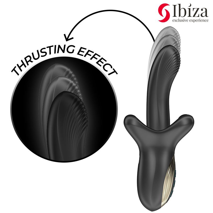 IBIZA - VIBRATEUR PUISSANT AVEC EFFET DE POUSSÉE ET DE MORSURE IBIZA TECHNOLOGY