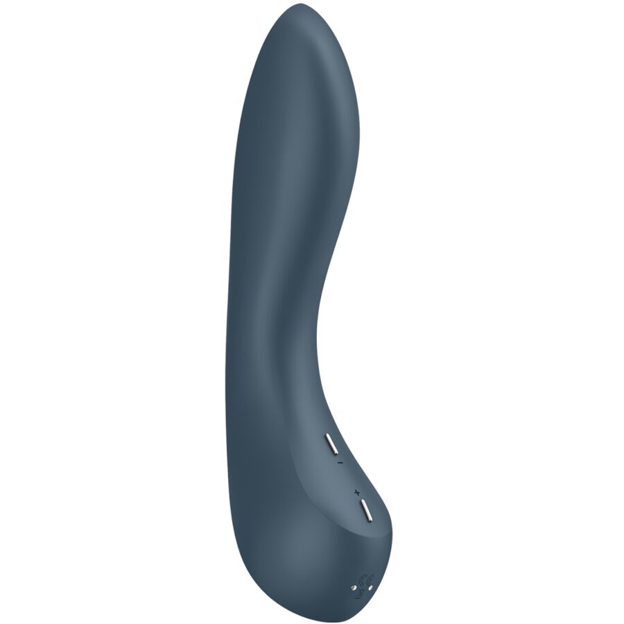 SATISFYER - VIBRATEUR PROGRAMME 12 VIBRATIONS G-SPOT WAVE 4 GRIS FONCÉ SATISFYER VIBRATOR