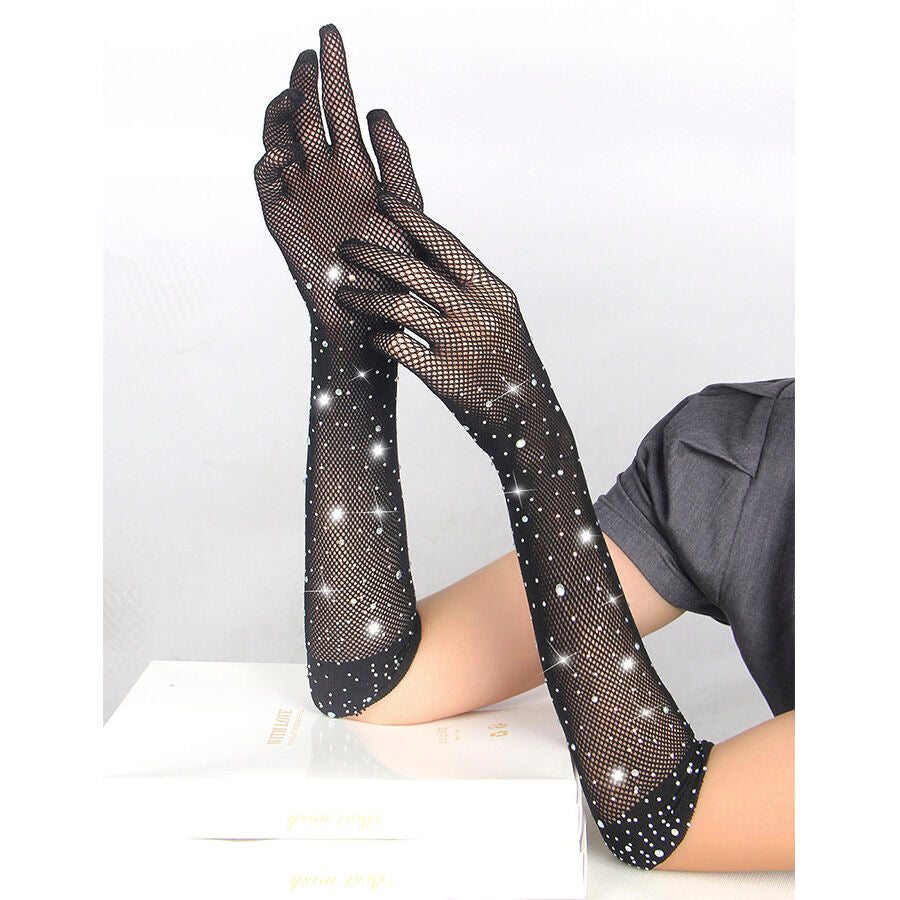 SUBBLIME - 957469GANTS SHINE TRANSPARENTS NOIRS S/M SUBBLIME ACCESORIES