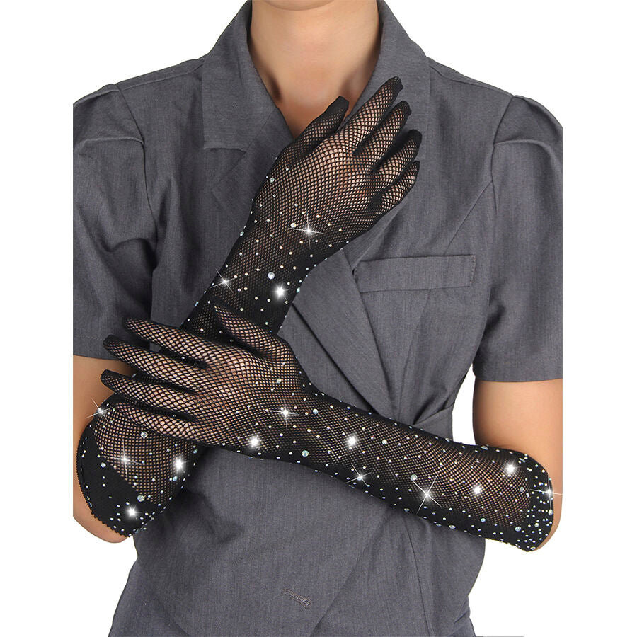 SUBBLIME - 957469GANTS SHINE TRANSPARENTS NOIRS S/M SUBBLIME ACCESORIES
