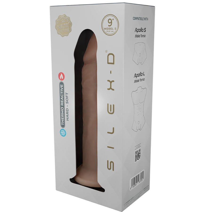 SILEXD - MODÈLE DE PÉNIS RÉALISTE 9 SILICONE LIQUIDE 22,8 CM SILEXD