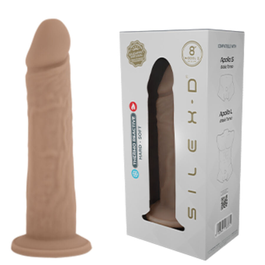 SILEXD - MODÈLE DE PÉNIS RÉALISTE 8 SILICONE LIQUIDE 20,6 CM SILEXD