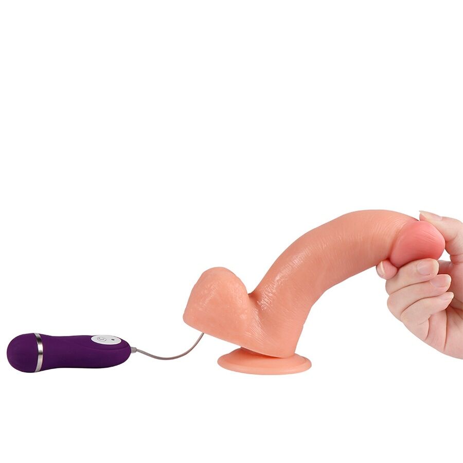 SHEQU - ADAM VIBRATEUR DILDO AVEC TÉLÉCOMMANDE 21 CM SHEQU