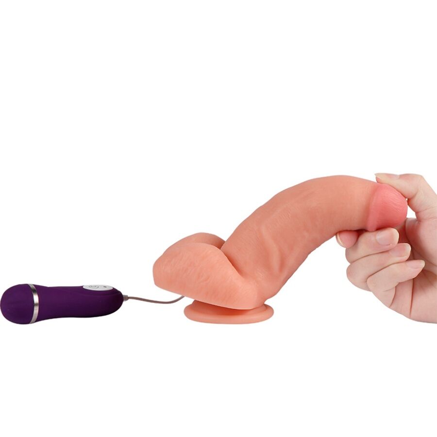 SHEQU - DILDO VIBRATEUR RED EAGLE AVEC TÉLÉCOMMANDE 17 CM SHEQU