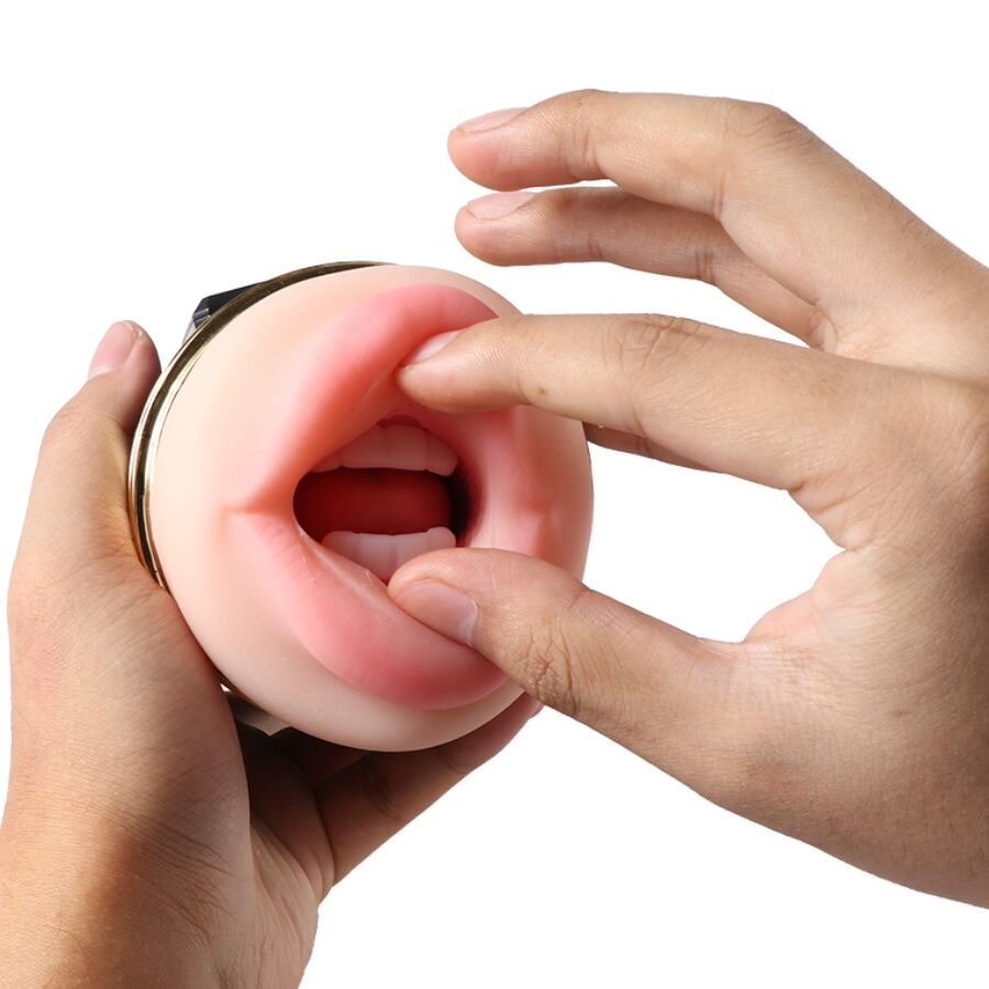 SHEQU - KAY DOUBLE MASTURBATEUR AVEC DOUBLE VIBRATION DE LA BOUCHE ET DU VAGIN SHEQU