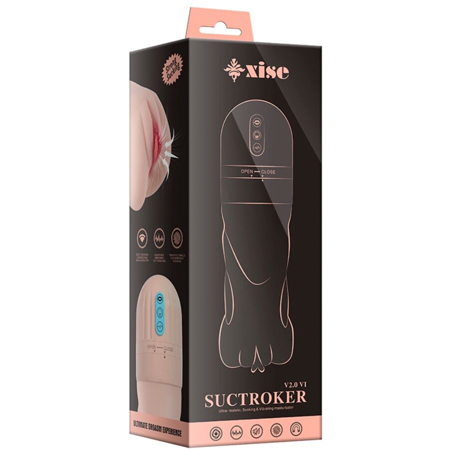 XISE - SUCTROKER V2.0 VI MASTURBATEUR VAGIN AVEC VIBRATION XISE