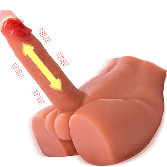 XISE - PEEL DILDO ASS GODE RÉALISTE MASTURBATEUR POSITION FRONTALE AVEC POUSSÉE 17,5 CM XISE