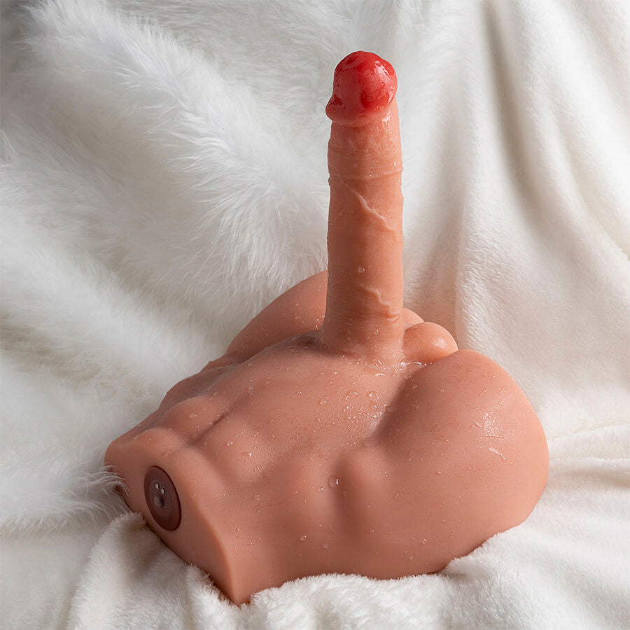 XISE - PEEL DILDO ASS GODE RÉALISTE MASTURBATEUR POSITION FRONTALE AVEC POUSSÉE 17,5 CM XISE