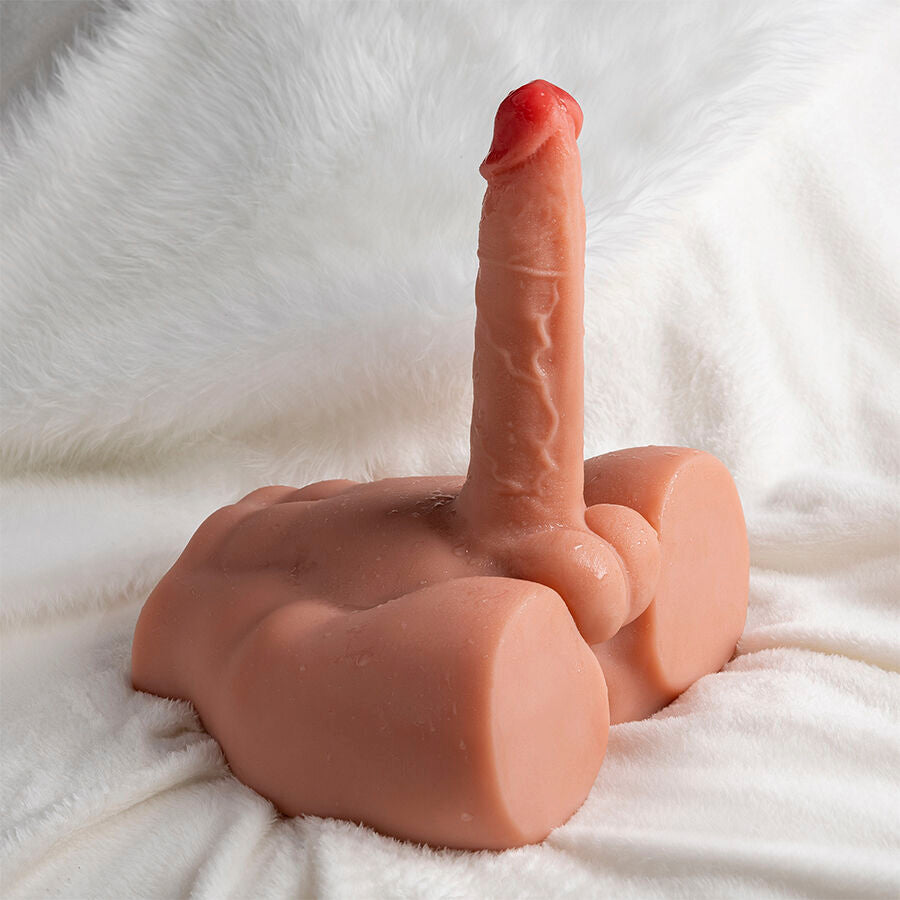 XISE - PEEL DILDO ASS GODE RÉALISTE MASTURBATEUR POSITION FRONTALE AVEC POUSSÉE 17,5 CM XISE