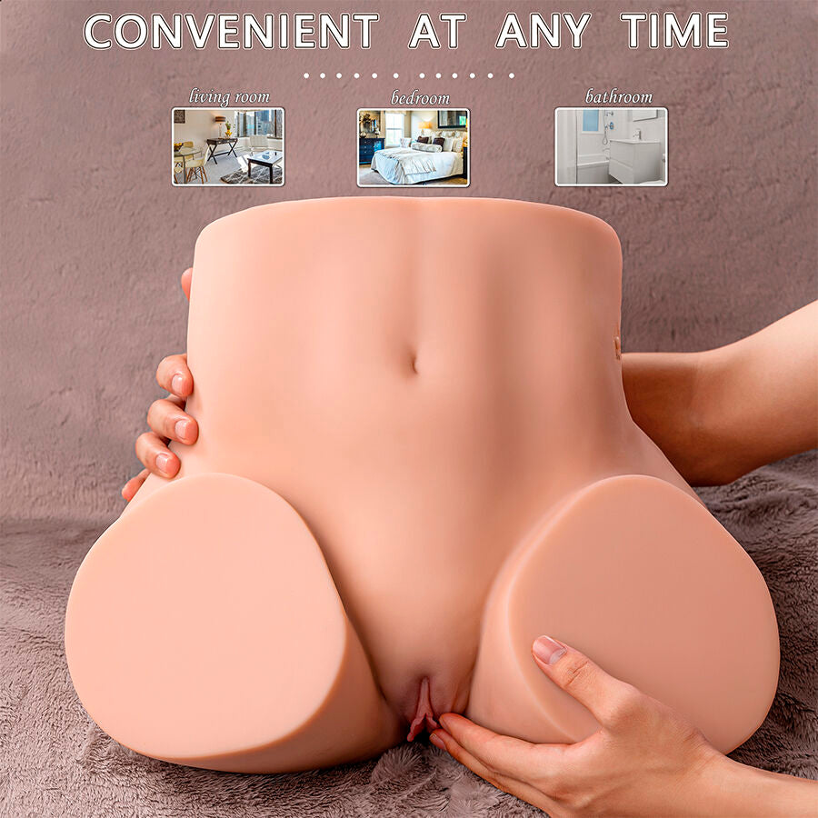 XISE - ETHEL MASTURBATEUR VAGIN RÉALISTE À POUSSÉE AVEC VIBRATIONS MULTI-POSITIONS XISE