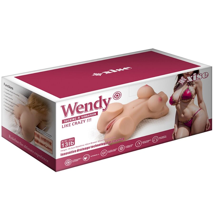 XISE - WENDY SUÇANT LE TORSE FÉMININ AVEC VIBRATION ET TÉLÉCOMMANDE 6 KG XISE
