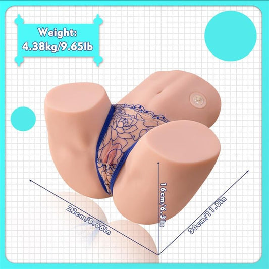 XISE - MAYA MASTURBATEUR RÉALISTE VAGIN ET ANUS SUÇANT AVEC VIBRATION ET ASPIRATION 4,5 KG XISE