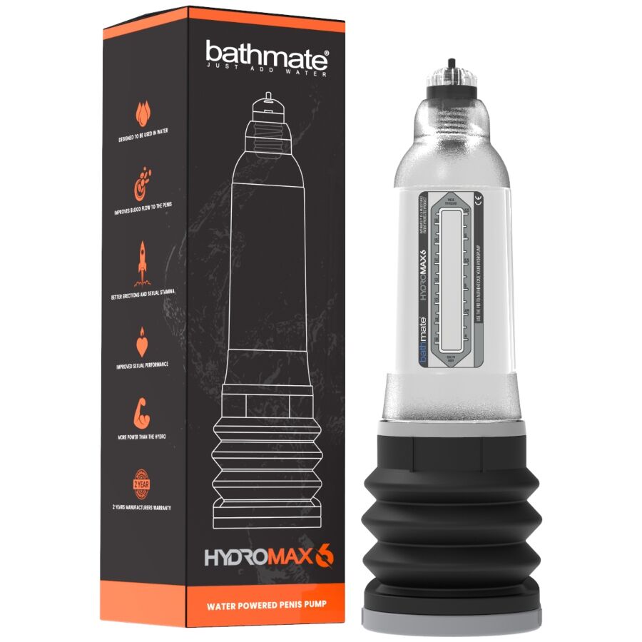 BATHMATE - HYDROMAX 6 CLEAR BATHMATE