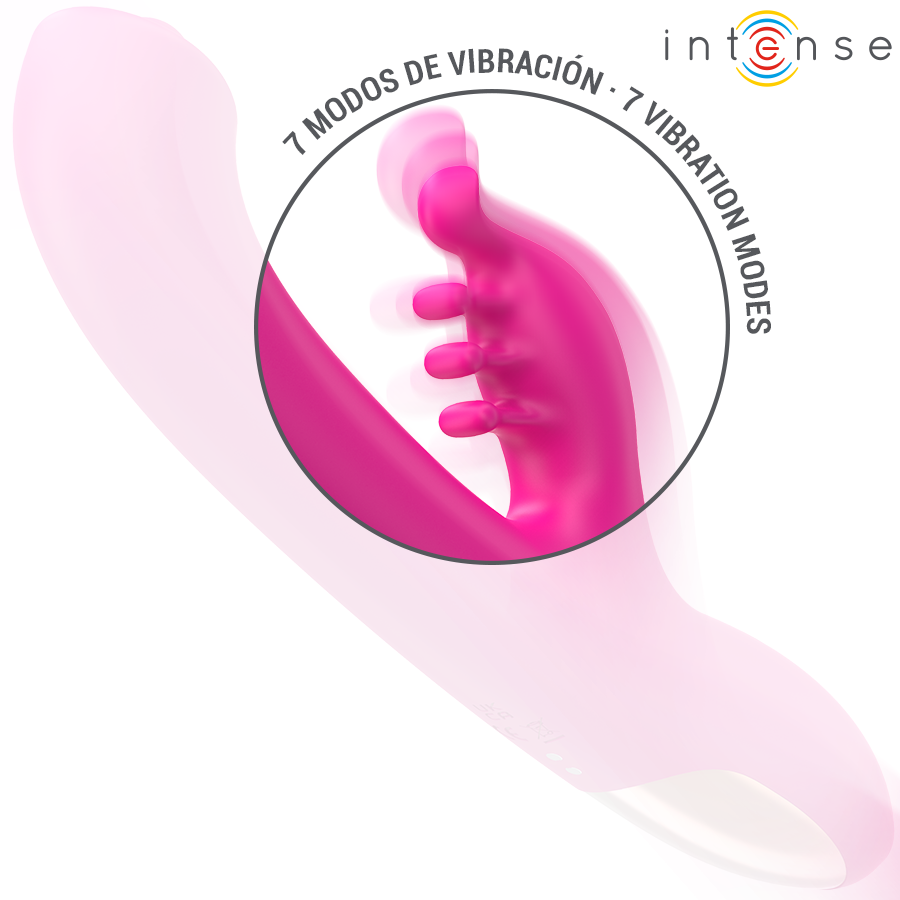 INTENSE - CHRISTINA VIBRATEUR LAPIN MULTIFONCTION 22,5 CM ROSE INTENSE FUN