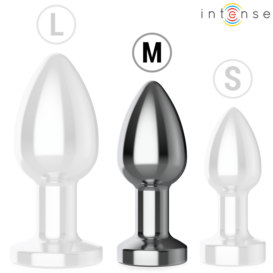 INTENSE - PLUG ANAL 10 VIBRATIONS MÉTAL AVEC TÉLÉCOMMANDE M INTENSE ANAL TOYS
