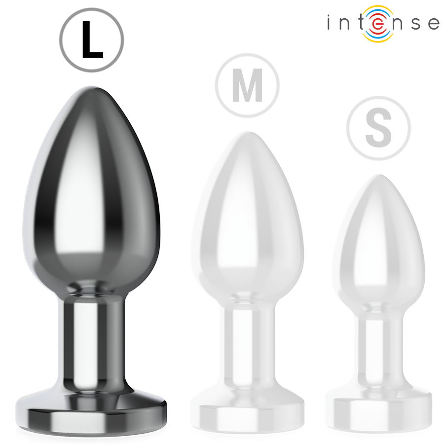 INTENSE - PLUG ANAL 10 VIBRATIONS MÉTAL AVEC TÉLÉCOMMANDE L INTENSE ANAL TOYS