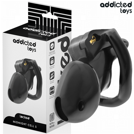 ADDICTED TOYS LOCKED - CAGE À PÉNIS MINDNIGHT CELL TAILLE S 4.8 CM ADDICTED TOYS LOCKED