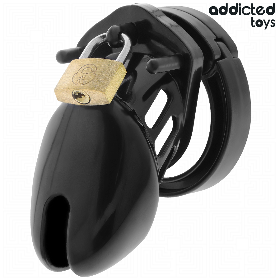 ADDICTED TOYS LOCKED - CAGE À PÉNIS OBSIDIAN HOLD TAILLE S ADDICTED TOYS LOCKED