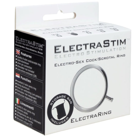 ELECTRASTIM - ELECTRARINGS ANNEAU PÉNIS EN MÉTAL 32 MM ELECTRASTIM