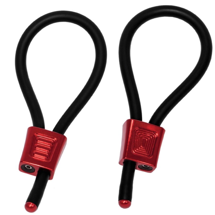 ELECTRASTIM - PRESTIGE ELECTRA LOOPS ANNEAUX PÉNIENS RÉGLABLES ROUGES ELECTRASTIM