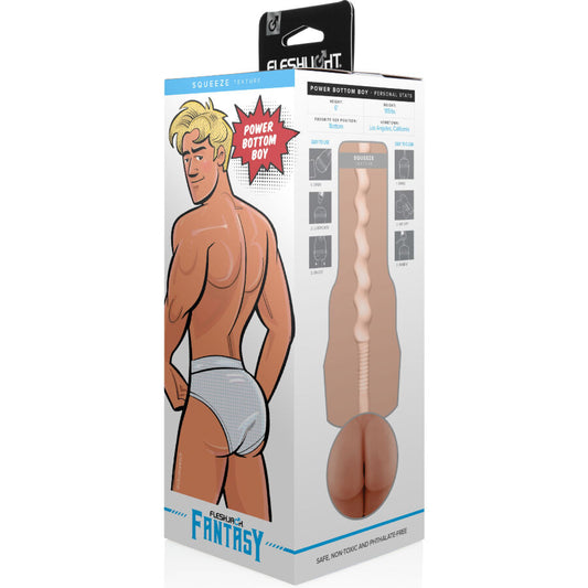 FLESHLIGHT FANTASY - POWER BOTTOM BOY MASTURBATEUR ANALOGIQUE FLESHLIGHT FANTASY