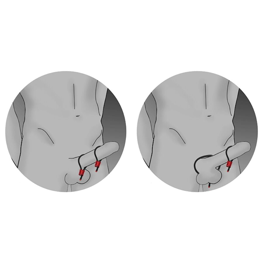 ELECTRASTIM - PRESTIGE ELECTRA LOOPS ANNEAUX PÉNIENS RÉGLABLES NOIRS ELECTRASTIM