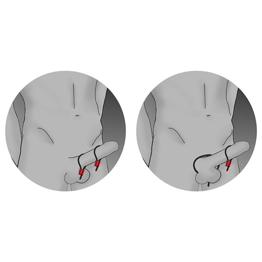 ELECTRASTIM - PRESTIGE ELECTRA LOOPS ANNEAUX PÉNIENS RÉGLABLES NOIRS ELECTRASTIM