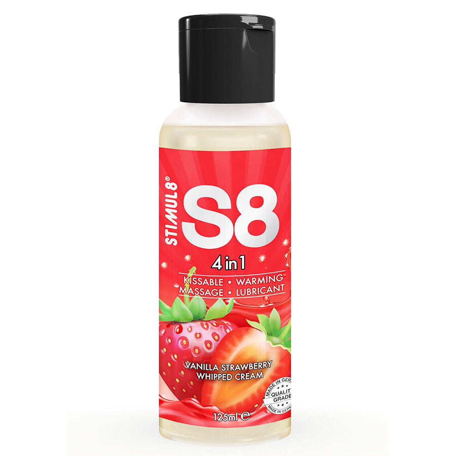 STIMUL8 - S8 LUBRIFIANT DESSERT FRAISE 4 EN 1 125 ML STIMUL8