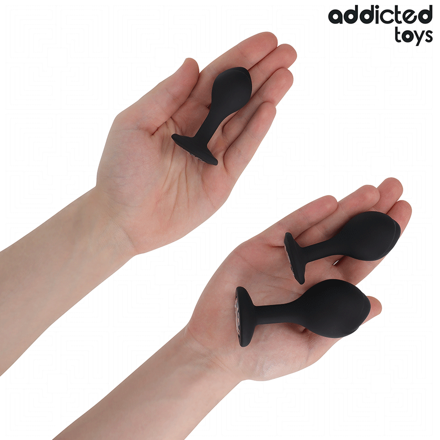 ADDICTED TOYS - LOT DE 3 PLUG ANAL AVEC BIJOU ADDICTED TOYS