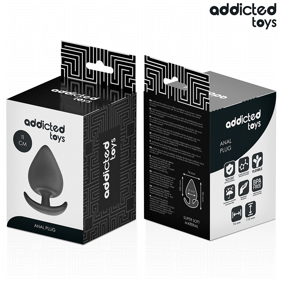 ADDICTED TOYS - PLUG ANAL TAILLE XXL 11 CM ADDICTED TOYS