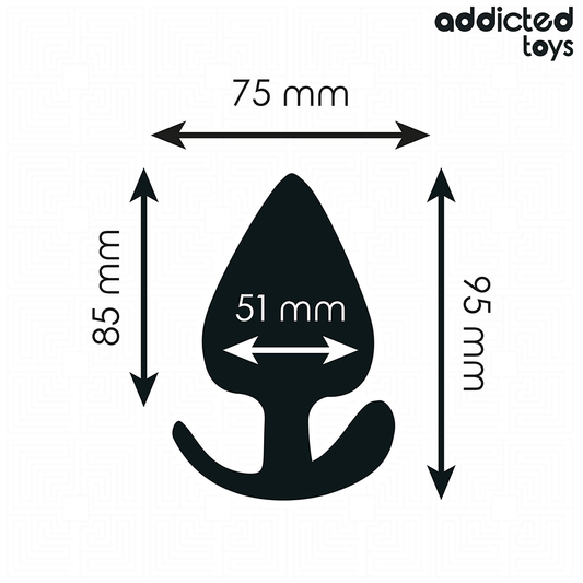 ADDICTED TOYS - PLUG ANAL TAILLE XL 9.5 CM ADDICTED TOYS