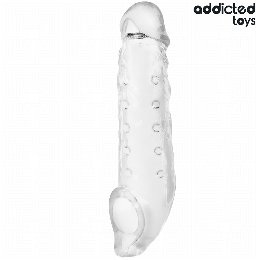 ADDICTED TOYS - EXTENSION DE PÉNIS TRANSPARENTE TAILLE S 23 CM ADDICTED TOYS