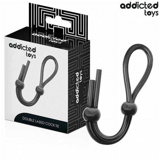 ADDICTED TOYS - CORDE EN SILICONE POUR LE PÉNIS À DOUBLE BOUCLE ADDICTED TOYS