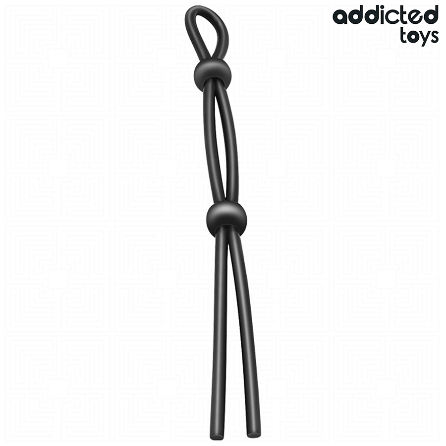 ADDICTED TOYS - CORDE EN SILICONE POUR LE PÉNIS À DOUBLE BOUCLE ADDICTED TOYS