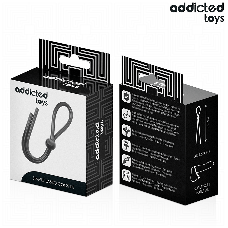 ADDICTED TOYS - CORDE EN SILICONE POUR LE PÉNIS À BOUCLE UNIQUE ADDICTED TOYS