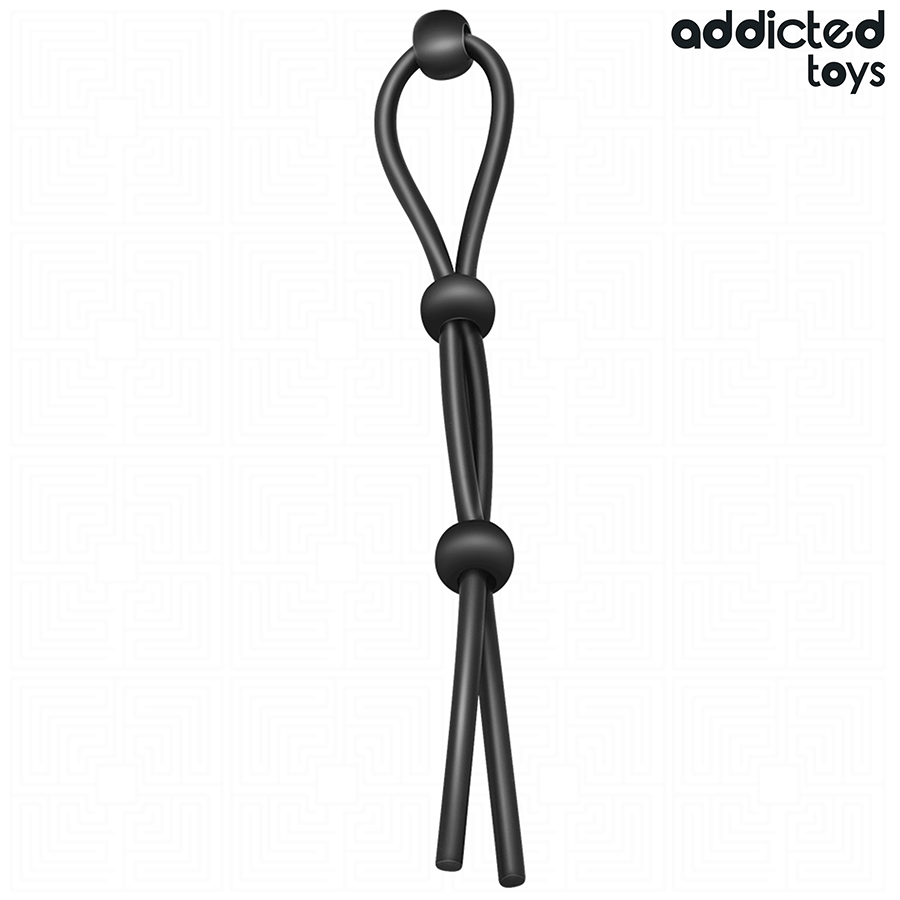 ADDICTED TOYS - CORDE EN SILICONE POUR LE PÉNIS À TRIPLE BOUCLE ADDICTED TOYS