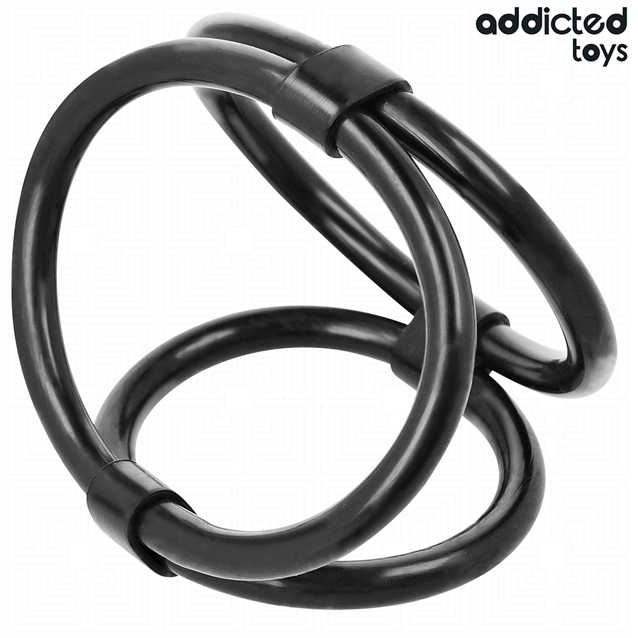 ADDICTED TOYS - ANNEAU PÉNIS TRIPLE ADDICTED TOYS
