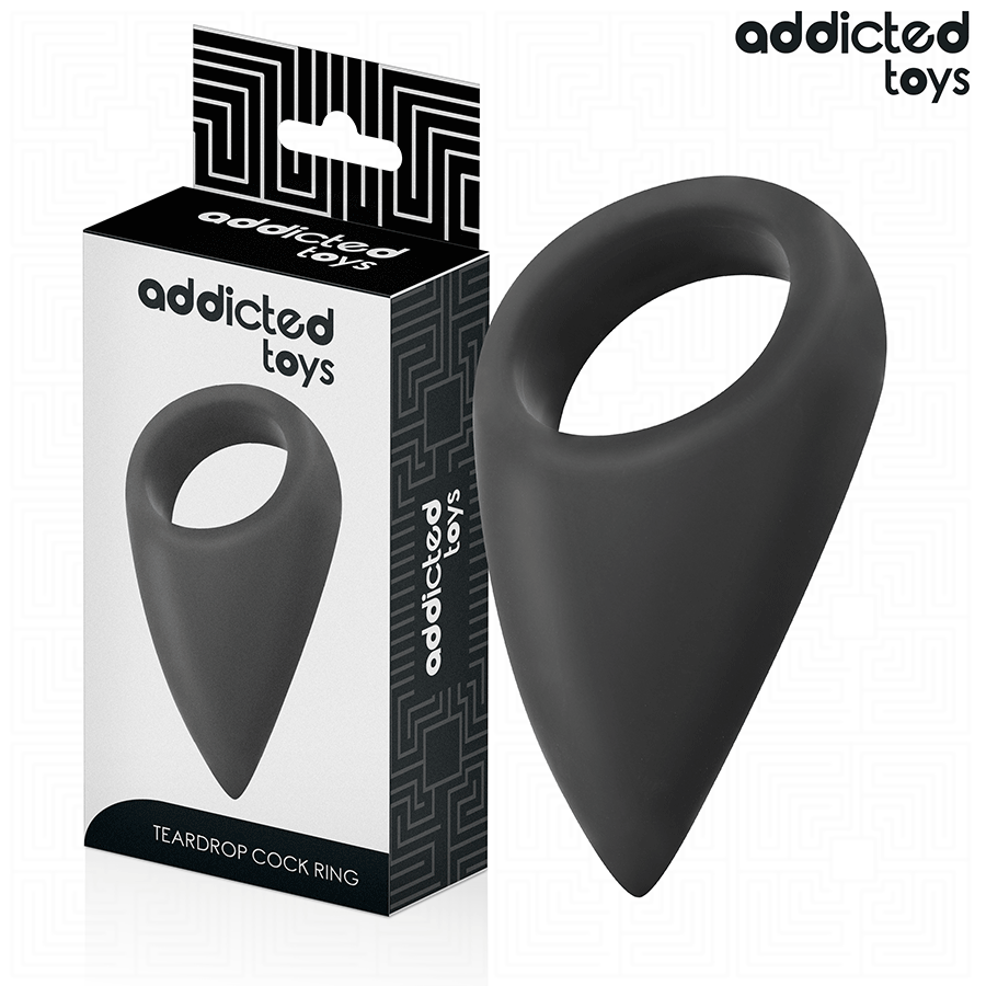 ADDICTED TOYS - ANNEAU PÉNIS EN FORME DE LARME ADDICTED TOYS