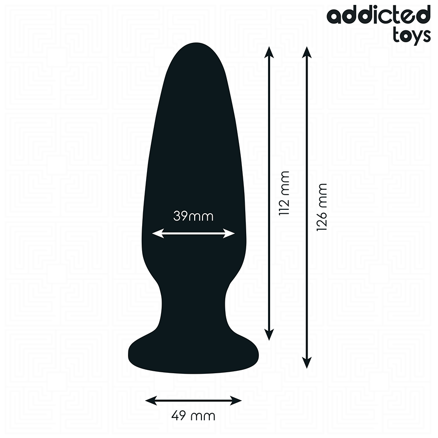 ADDICTED TOYS - PLUG ANAL AVEC BIJOU TAILLE L 12,6 CM ADDICTED TOYS