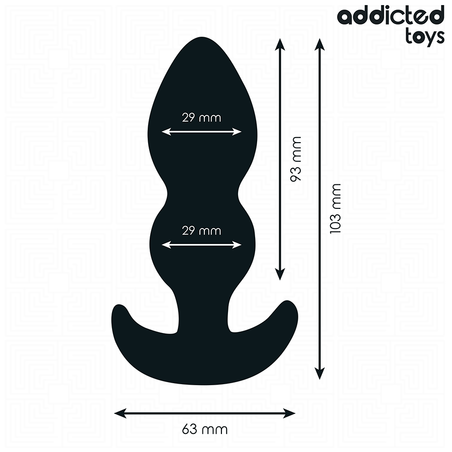 ADDICTED TOYS - PLUG ANAL TAILLE S 10,3 CM ADDICTED TOYS