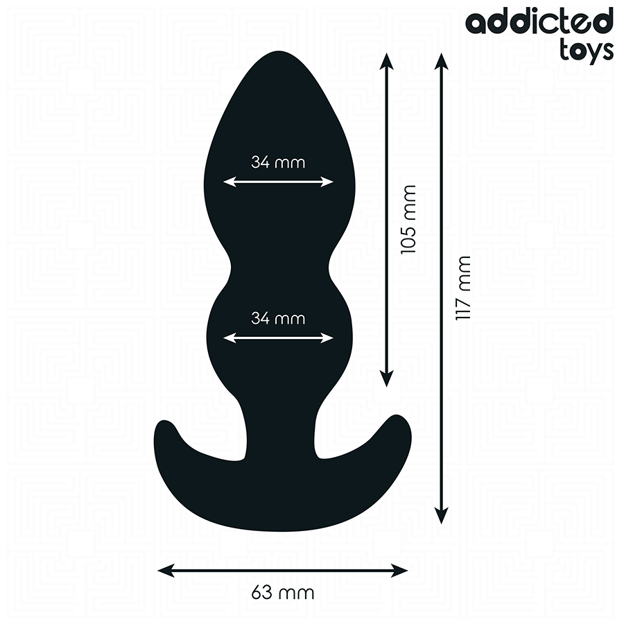 ADDICTED TOYS - PLUG ANAL TAILLE L 11,7 CM ADDICTED TOYS