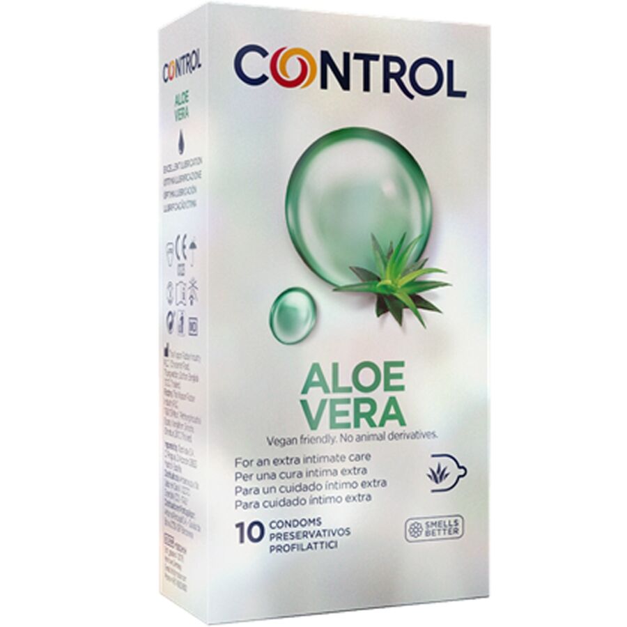 CONTROL - PRÉSERVATIFS À L'ALOE VERA 10 UNITÉS CONTROL CONDOMS